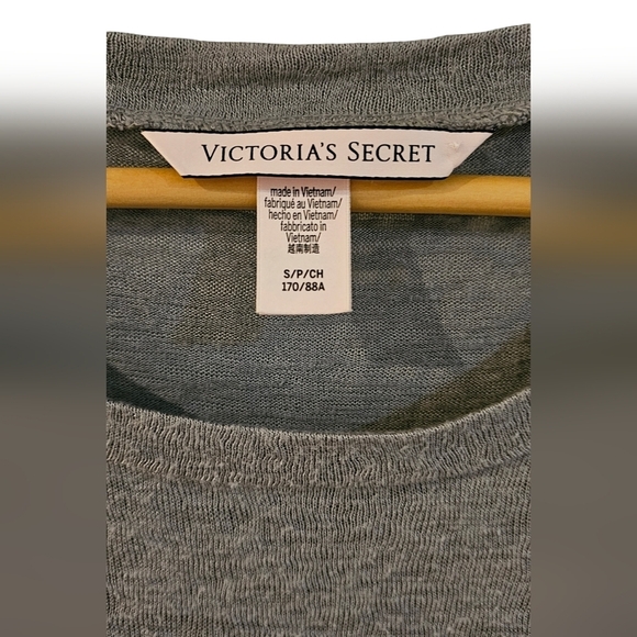 Victoria's Secret - Round Neck Semi Sheer 'Angel' Relaxed Sweater - Picture 4 of 7